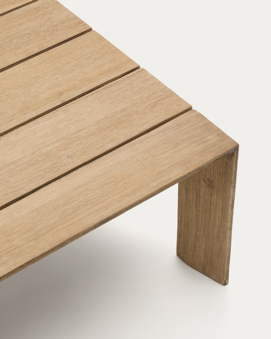 Ambra coffee table in solid acacia wood with light finish 82.5 x 82.5cm FSC 100%