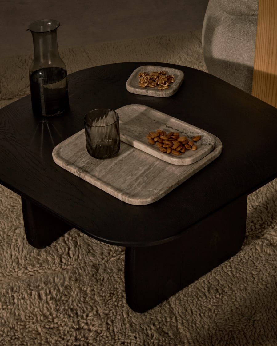 Nesa beige marble serving tray