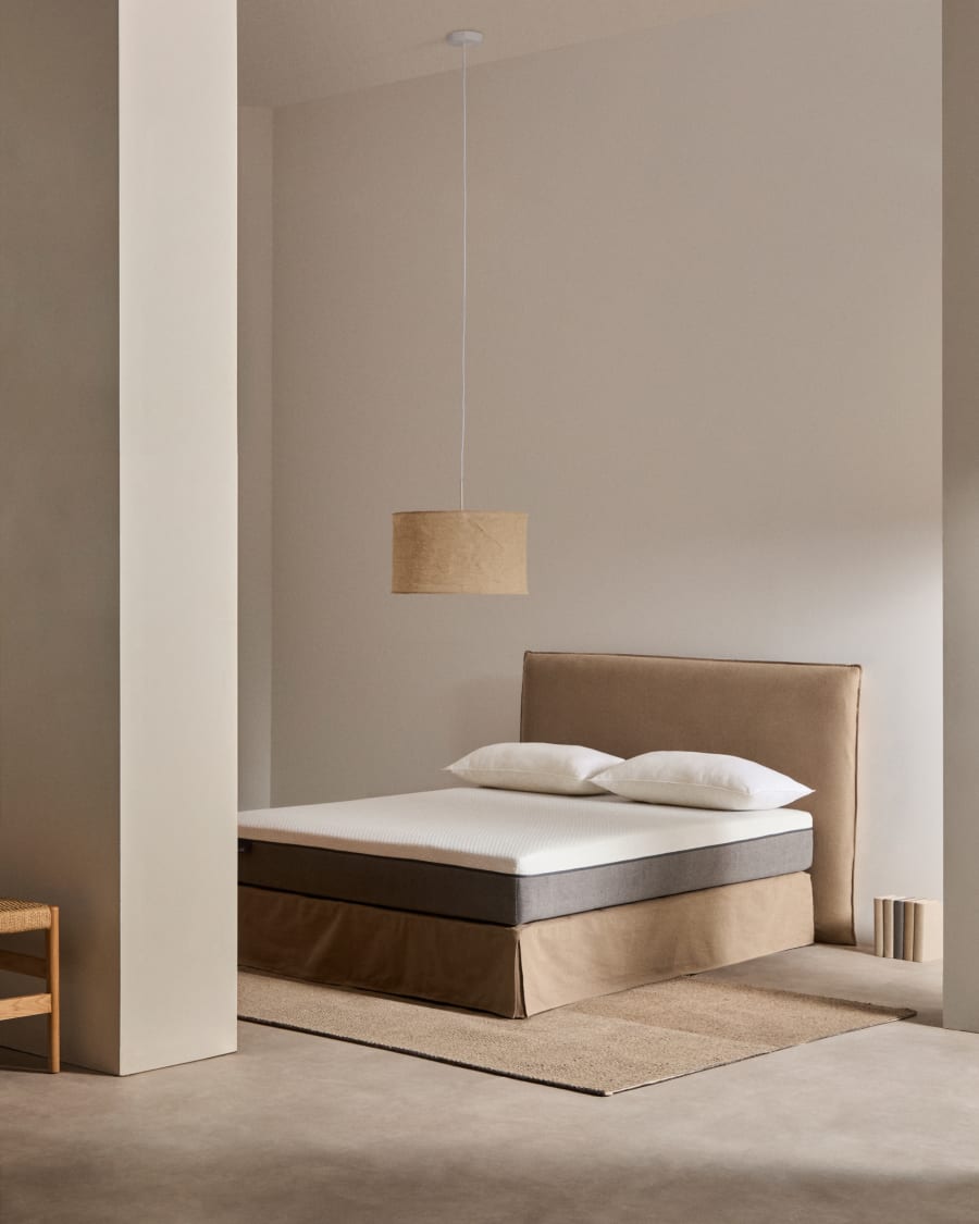 Eva viscoelastic mattress with removable cover 140 x 190 cm