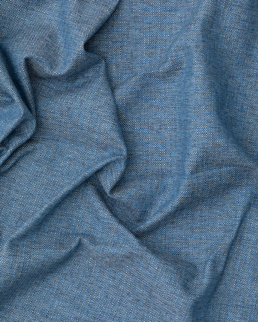 Babel Blue Fabric Swatch 10 x 15 cm