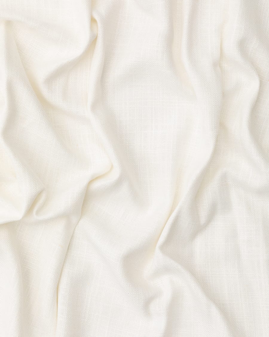 Jaipur White Fabric Swatch 10 x 15 cm