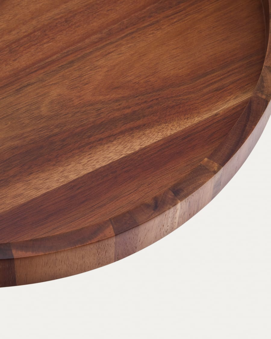 Zoa tray made of acacia wood FSC 100% Ø50 cm