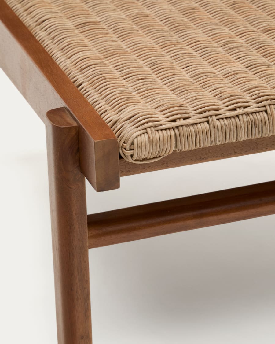 Itani armchair in FSC 100% solid acacia wood and synthetic rattan