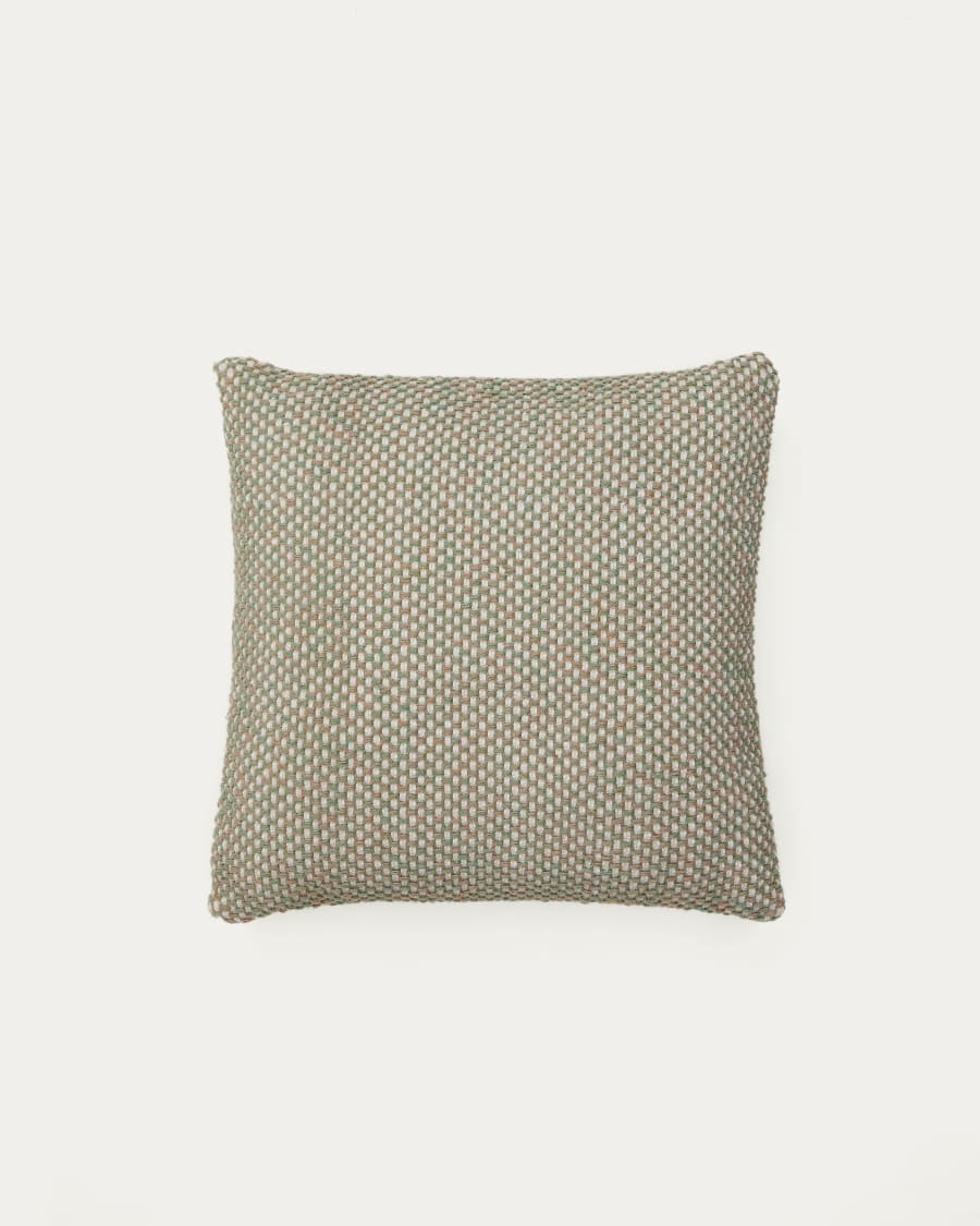 Cushion cover Eriam 100% PET green 50 x 50 cm