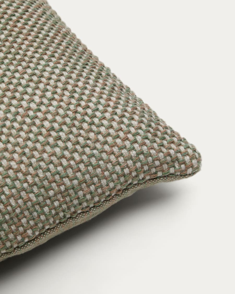 Cushion cover Eriam 100% PET green 50 x 50 cm