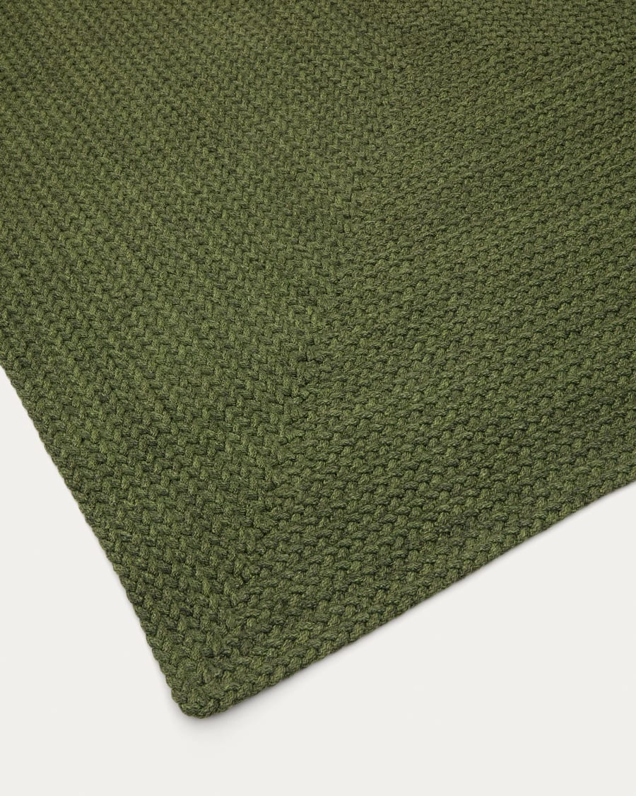 Rug Despas in synthetic fibers green 160 x 230 cm