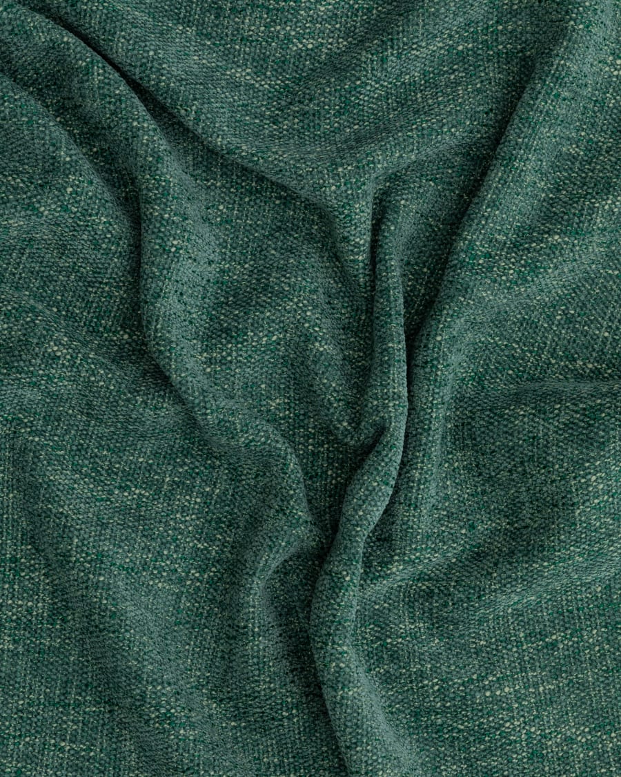 Saima Stoffmuster Dunkelgrün 10 x 15 cm