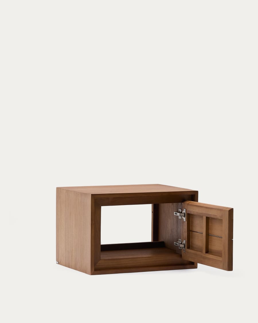 Kenta bathroom furniture in solid teak wood with a walnut finish,  60 x 45 cm
