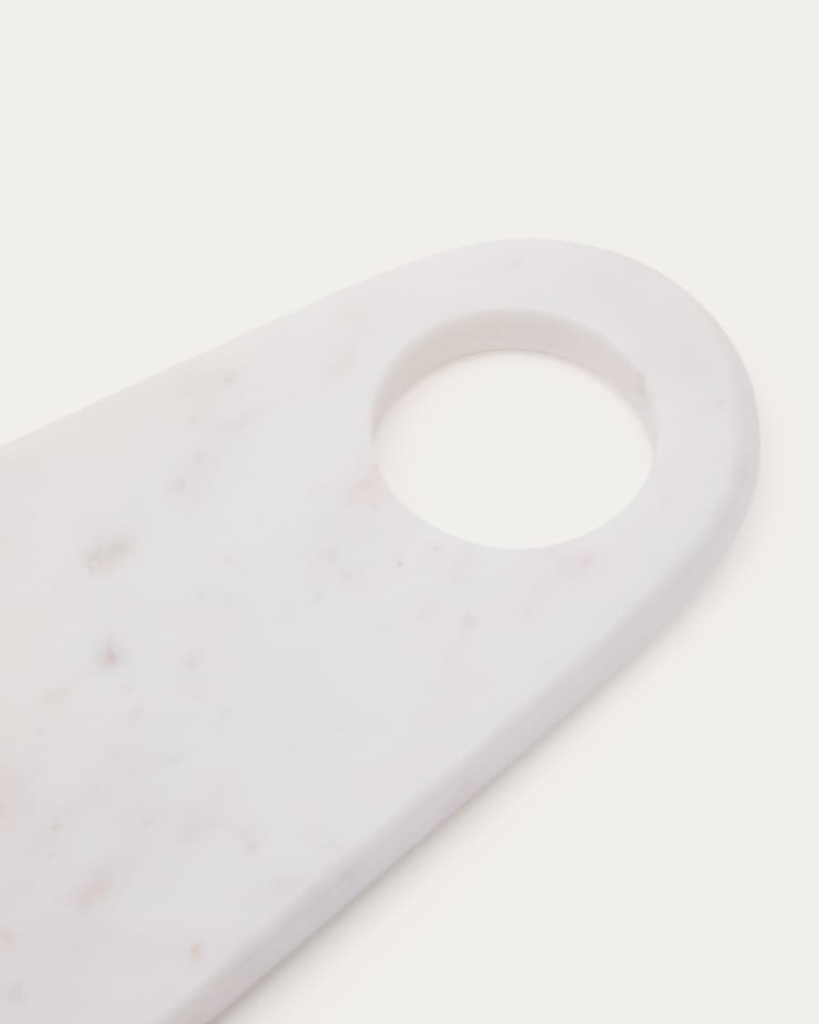 Zera serving board in white marble