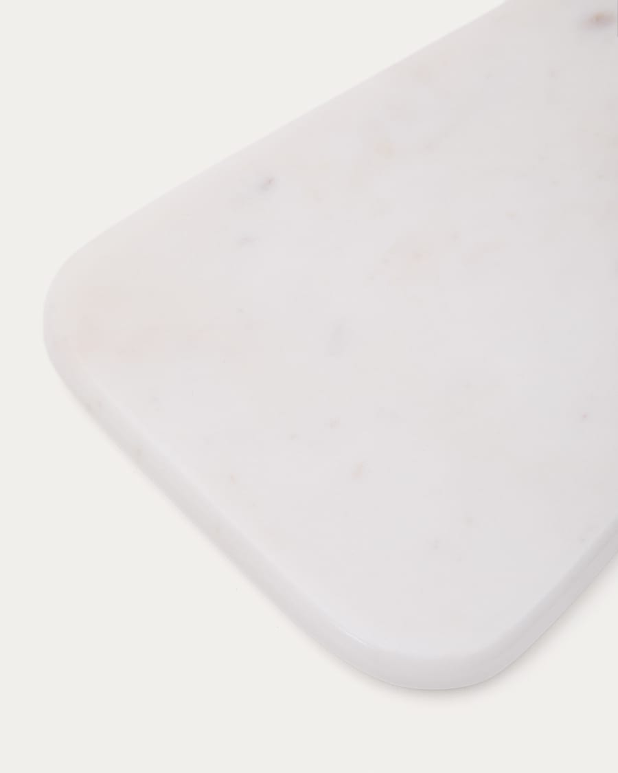 Zera serving board in white marble