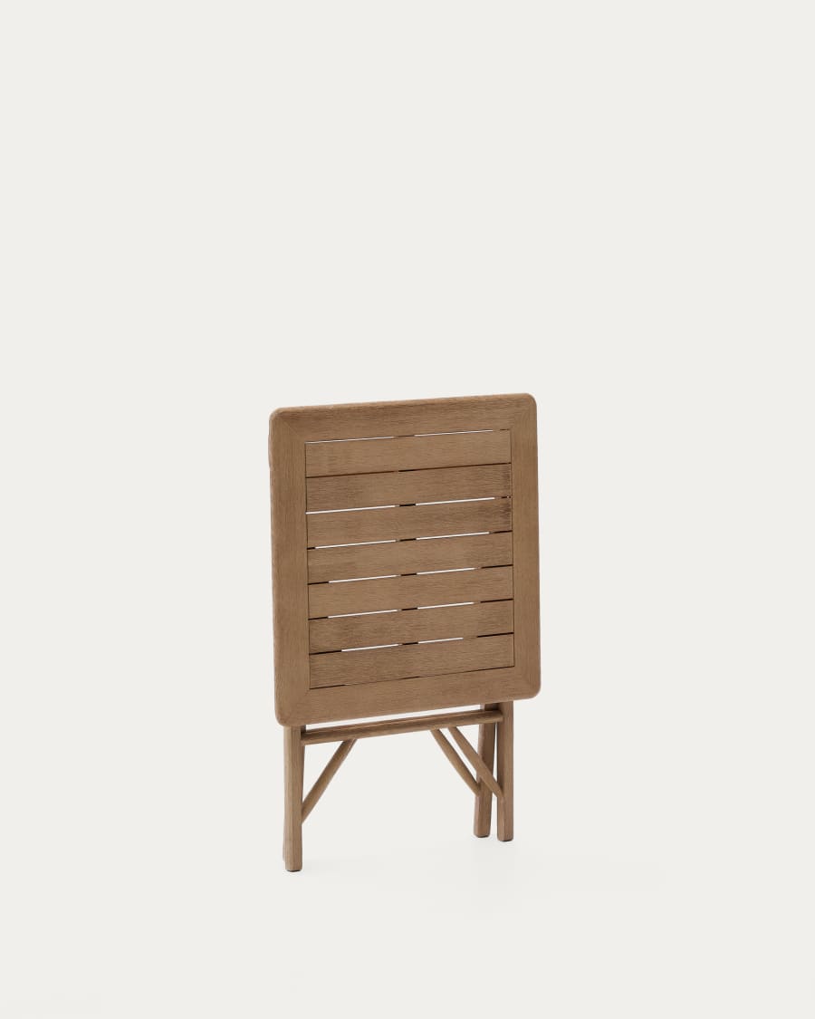 Klapptisch Dandara aus massivem Akazienholz, 66 x 66 cm, FSC 100 %