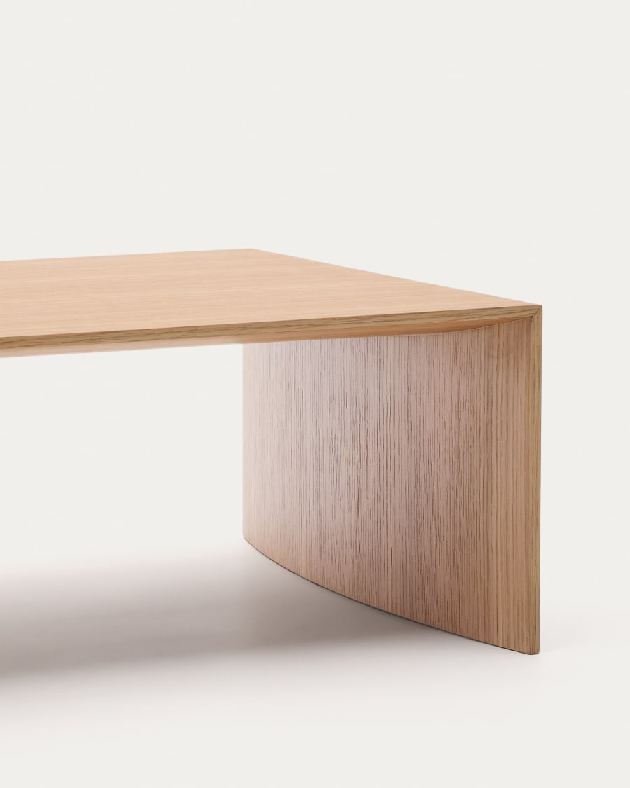 Litto oak veneer coffee table, 140 x 70 cm