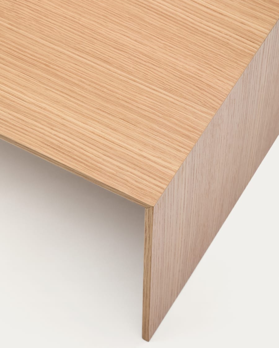 Litto oak veneer coffee table, 140 x 70 cm