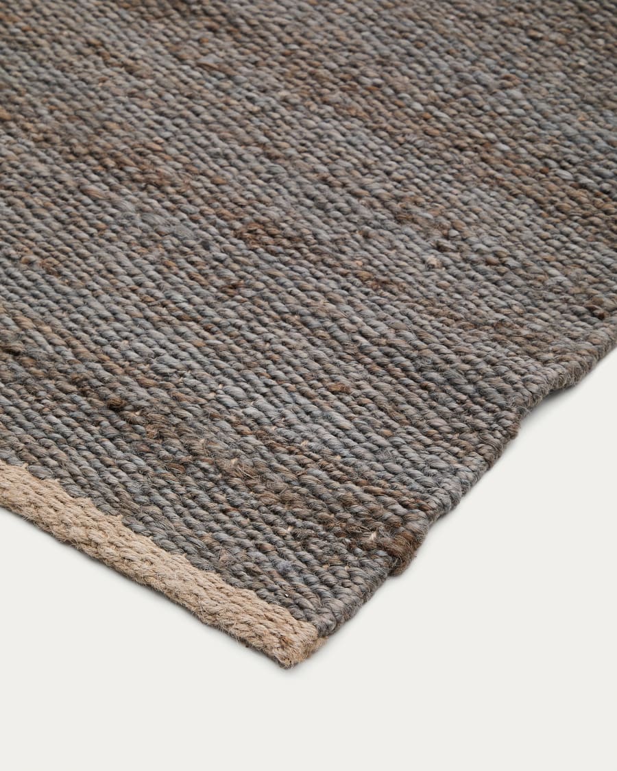 Teron multicoloured jute rug 200 x 300cm