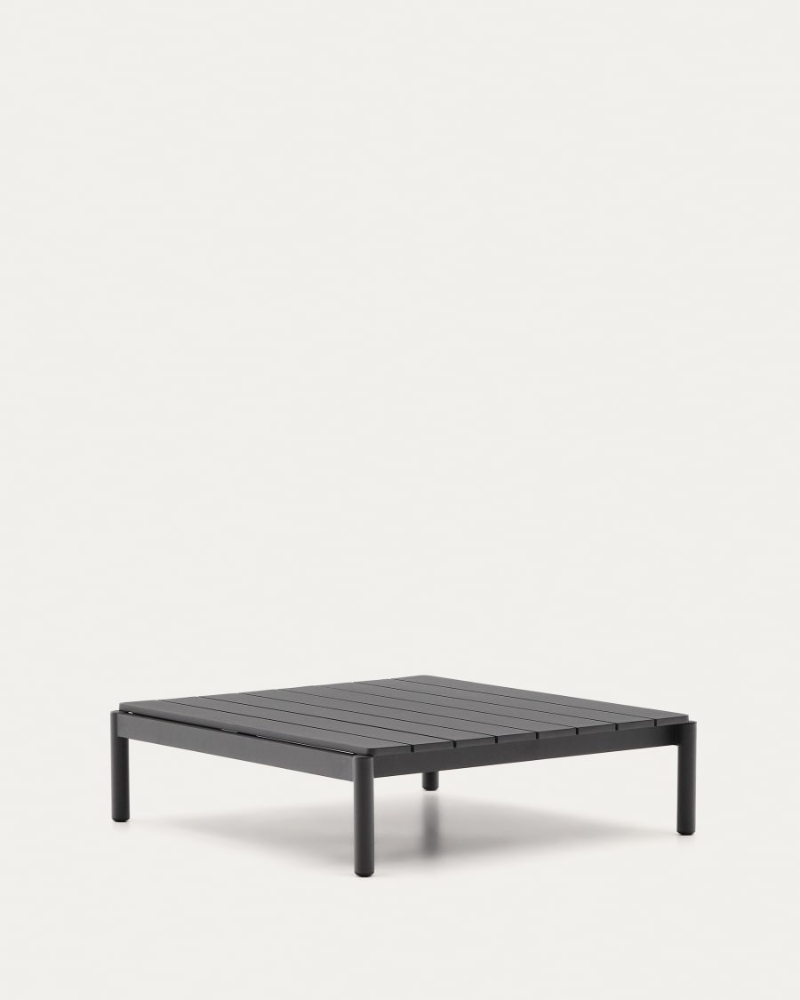 Sorells coffee table in gray aluminum 89 x 91 cm