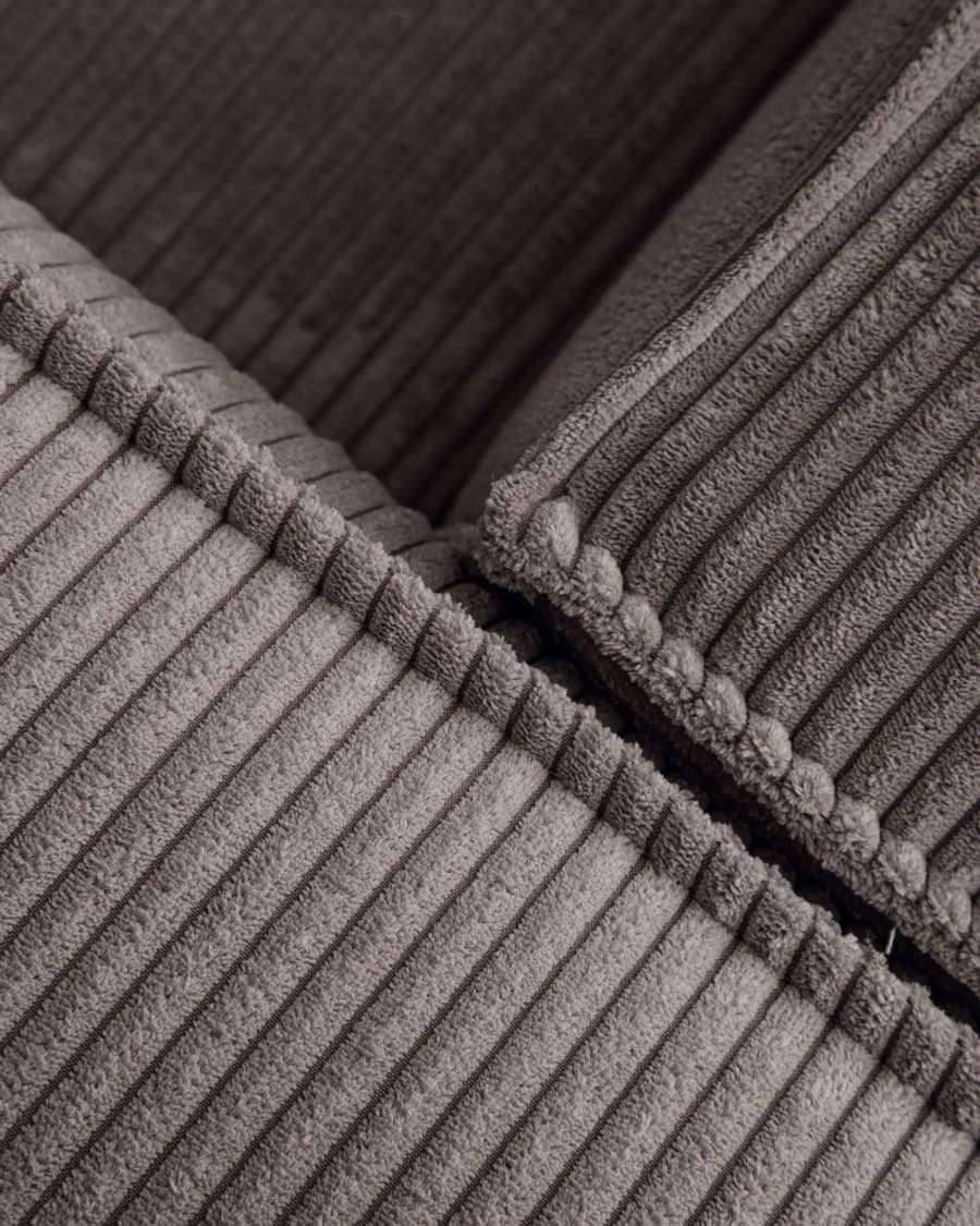 Blok cushion thick grey corduroy 50 x 60 cm