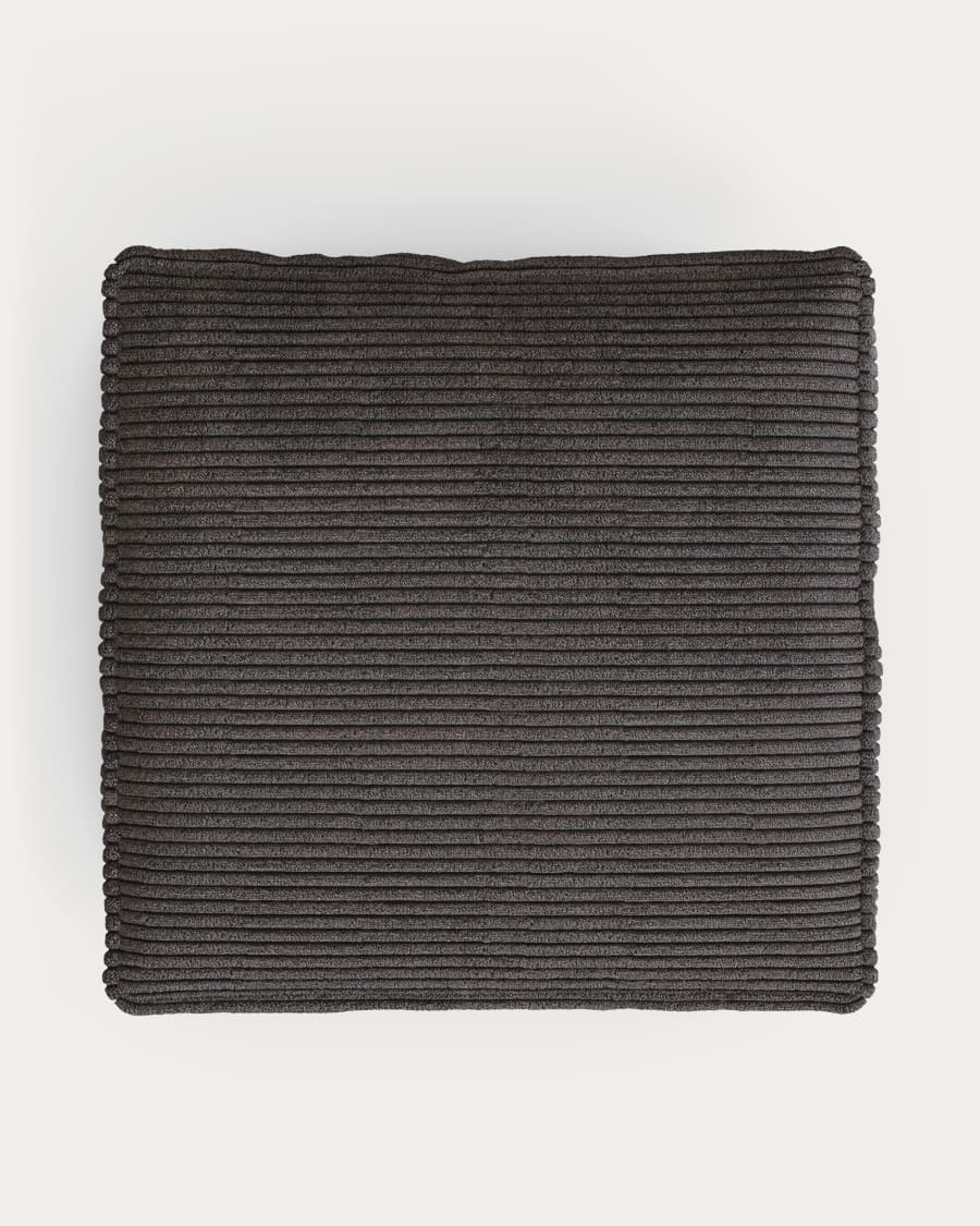 Blok cushion thick grey corduroy 60 x 60 cm
