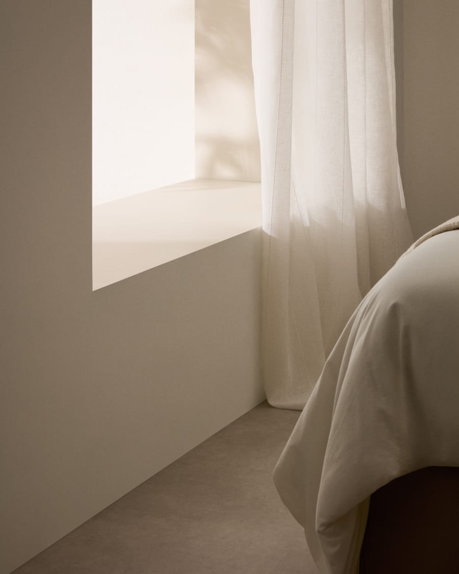 Vorhang Glima mit Stickereidetail 140 x 270 cm