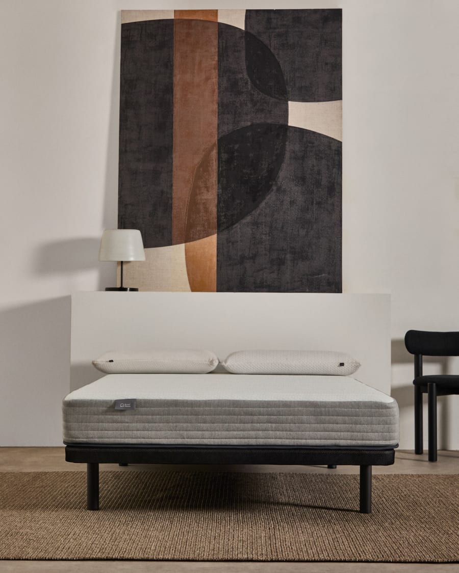 Under base upholstered with 3D fabric for 150 x 190cm mattress