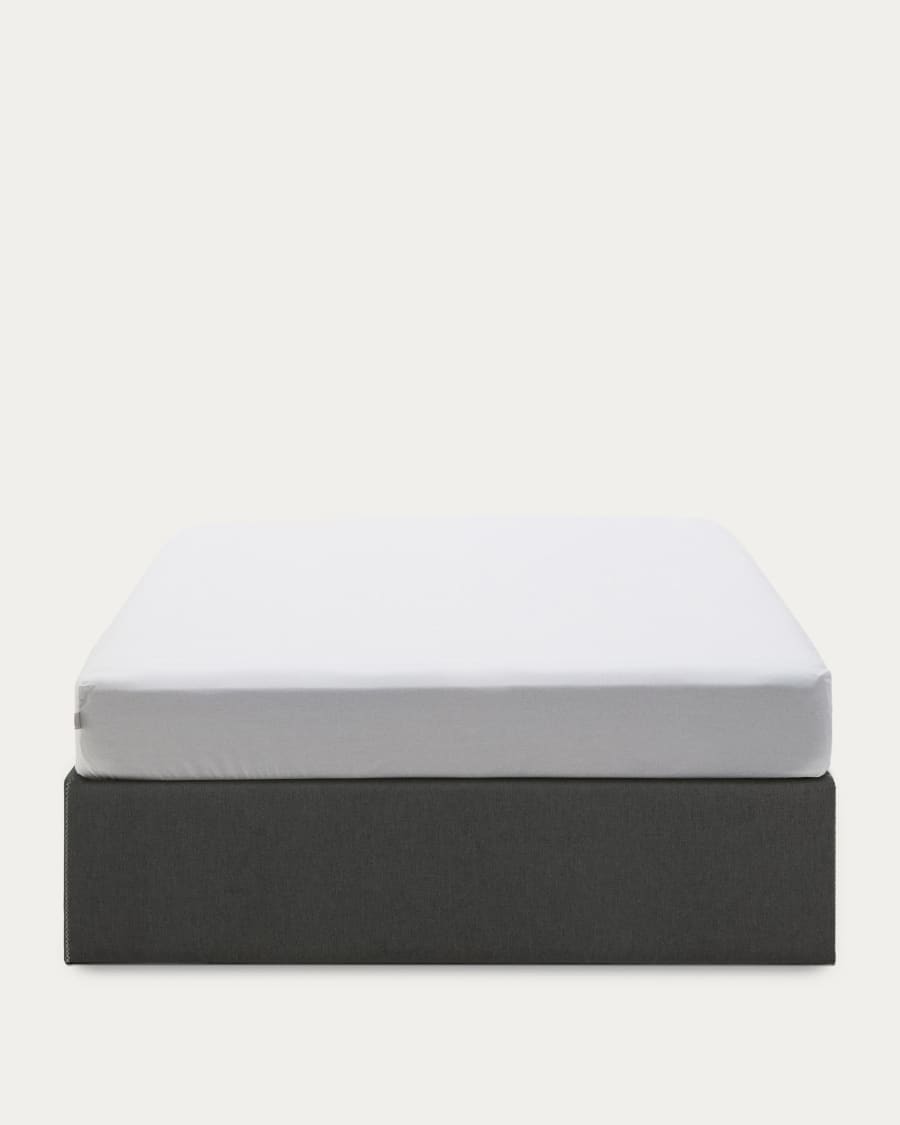 Matters ottoman bed base in black for a 150 x 190 cm mattress