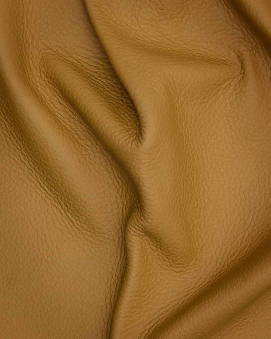 Ledermuster Verso senfgelb VO81 10 x 15 cm