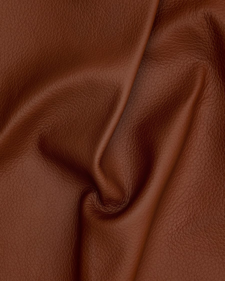 Ledermuster Verso rostbraun VO86 10 x 15 cm