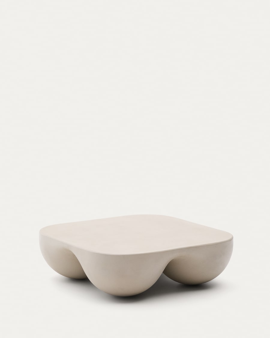 Colba polystone coffee table 100 x 100cm
