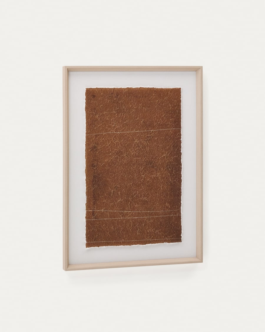 Durkan picture on brown recycled paper, 50 x 70 cm