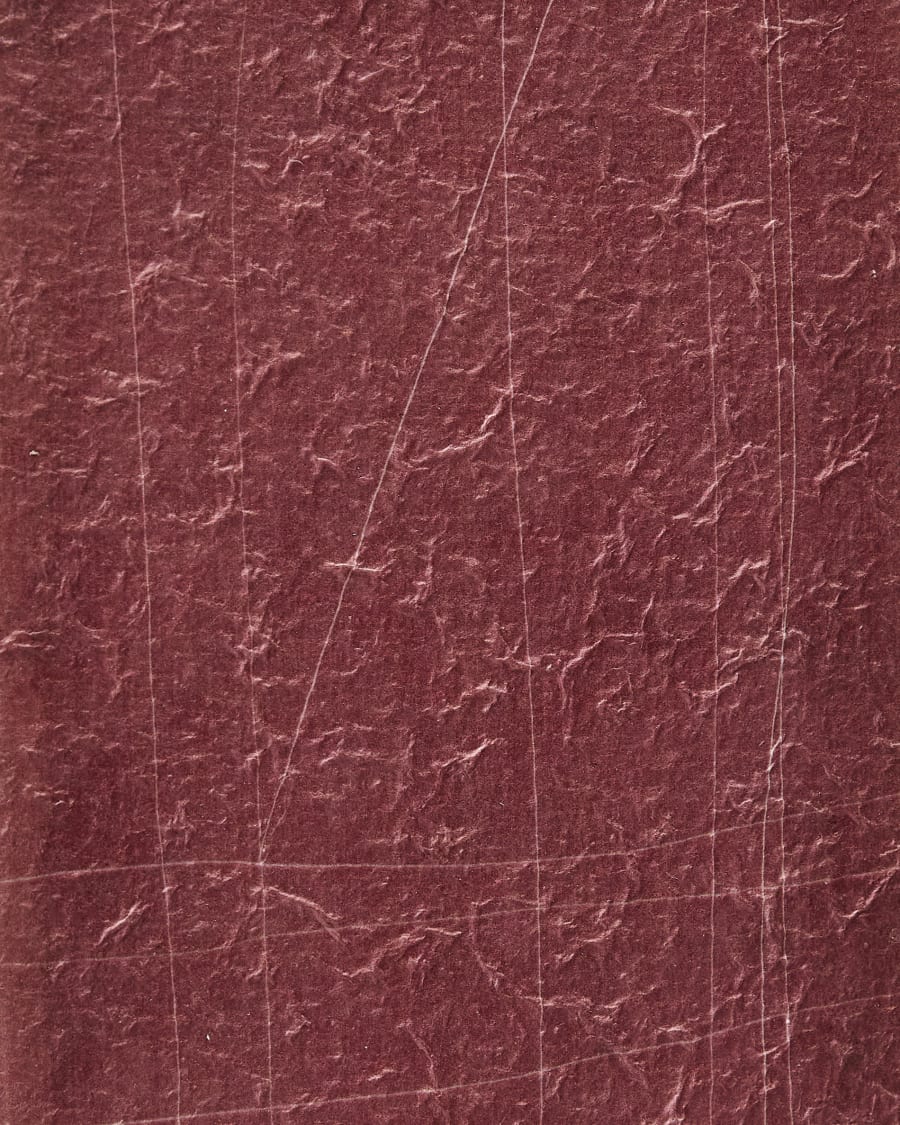 Durkan maroon picture on recycled paper 30 x 40cm