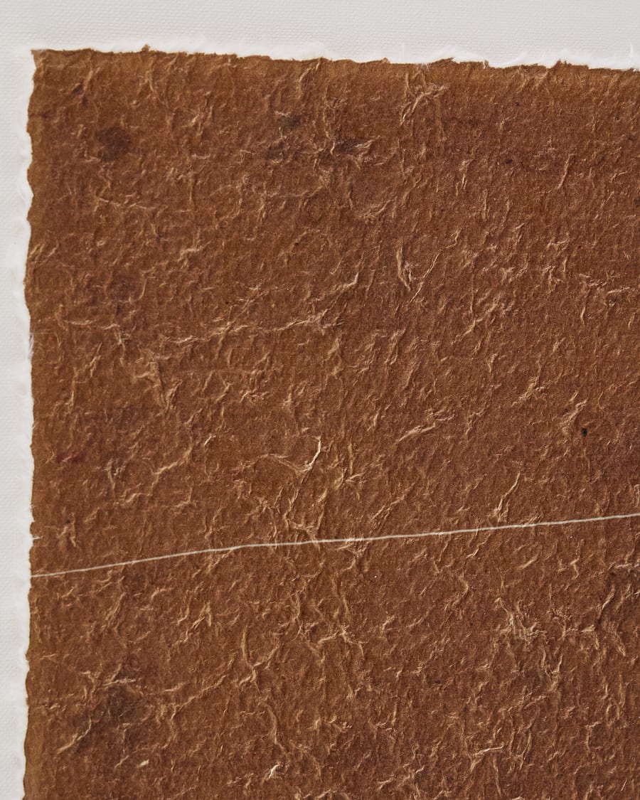 Durkan picture on brown recycled paper, 50 x 70 cm