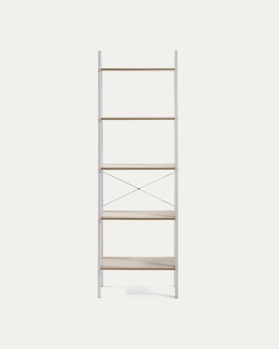 Aarhus shelving unit in white, 56 x 172 cm