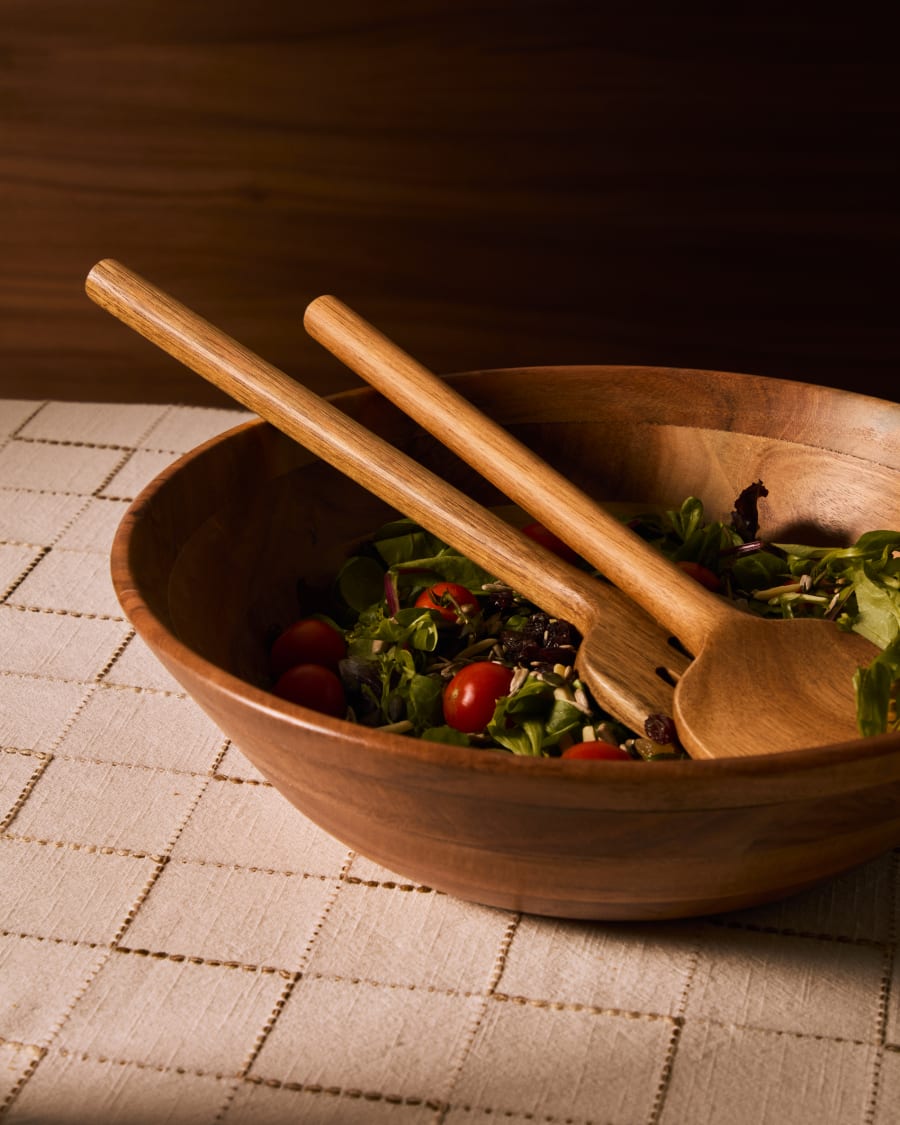 Teppa square kitchen spatula made of acacia wood FSC 100%