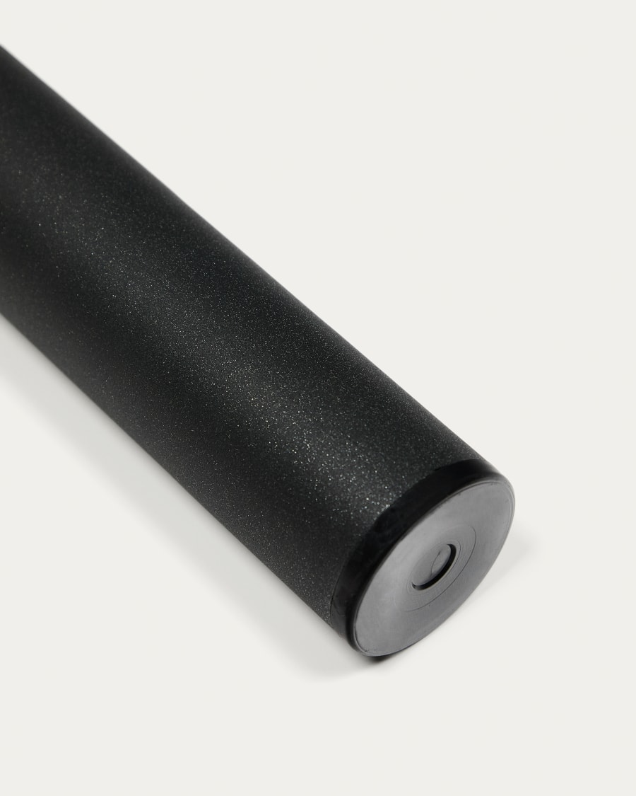 Lyx bed frame leg in anthracite grey metal