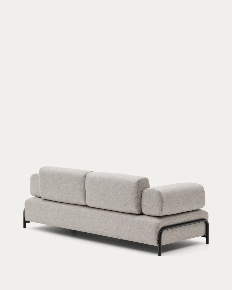 Compo 3 seater sofa in Beige-Grey, 232 cm