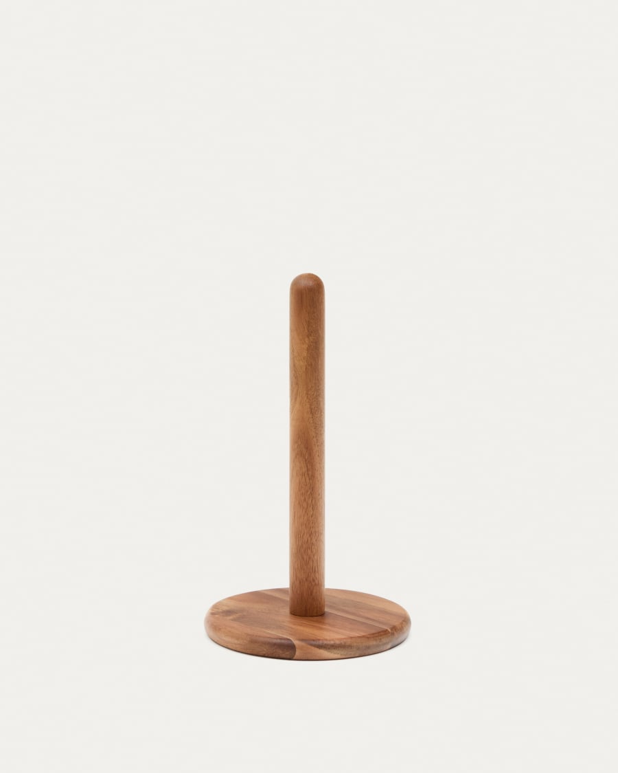 Nukha kitchen roll holder in FSC 100% acacia wood