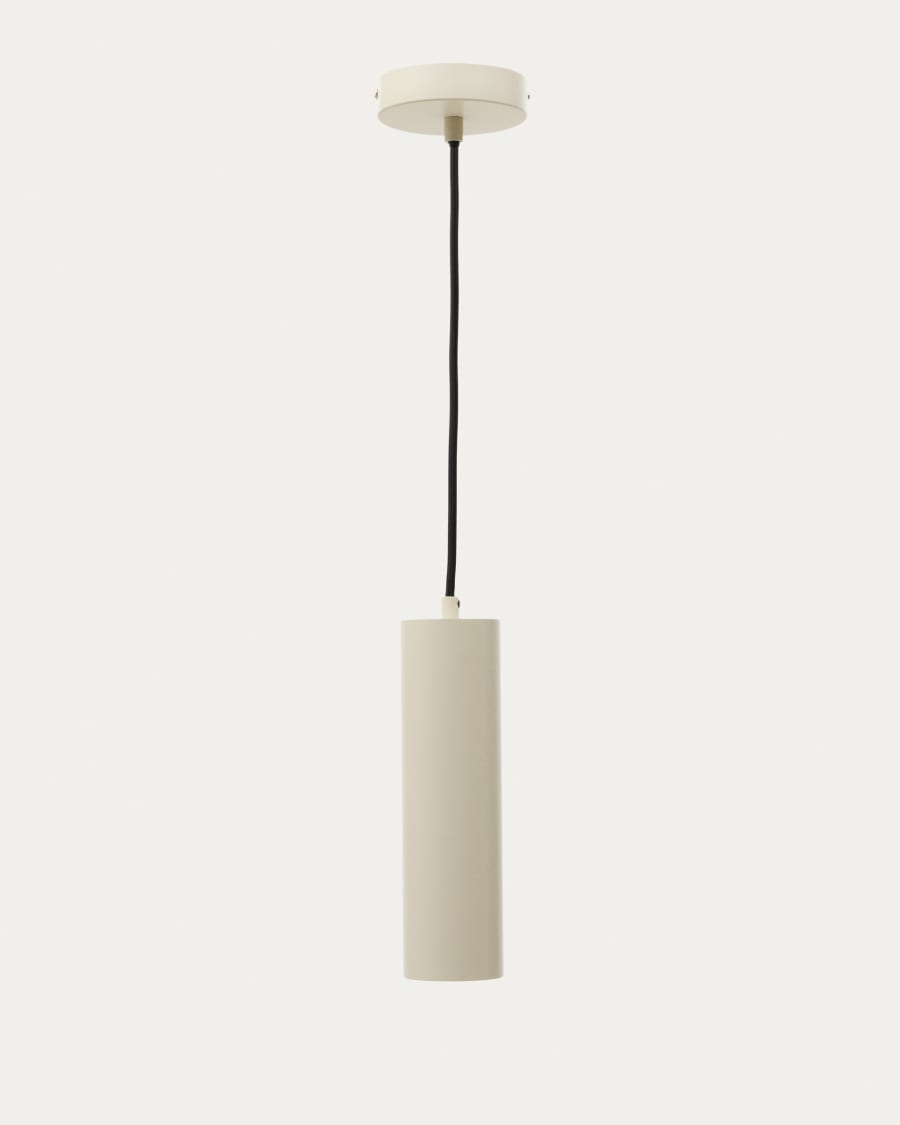 Deckenleuchte Andia aus Aluminium mit beigem Finish