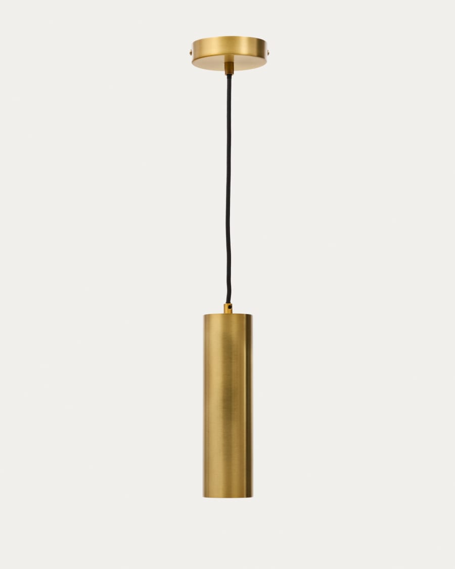Deckenleuchte Andia aus Aluminium mit goldfarbenem Finish