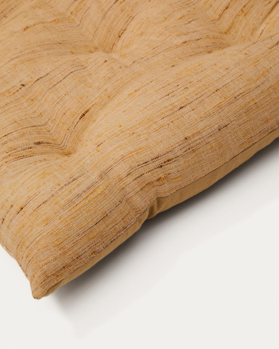 Aren mustard chair cushion 45 x 45cm