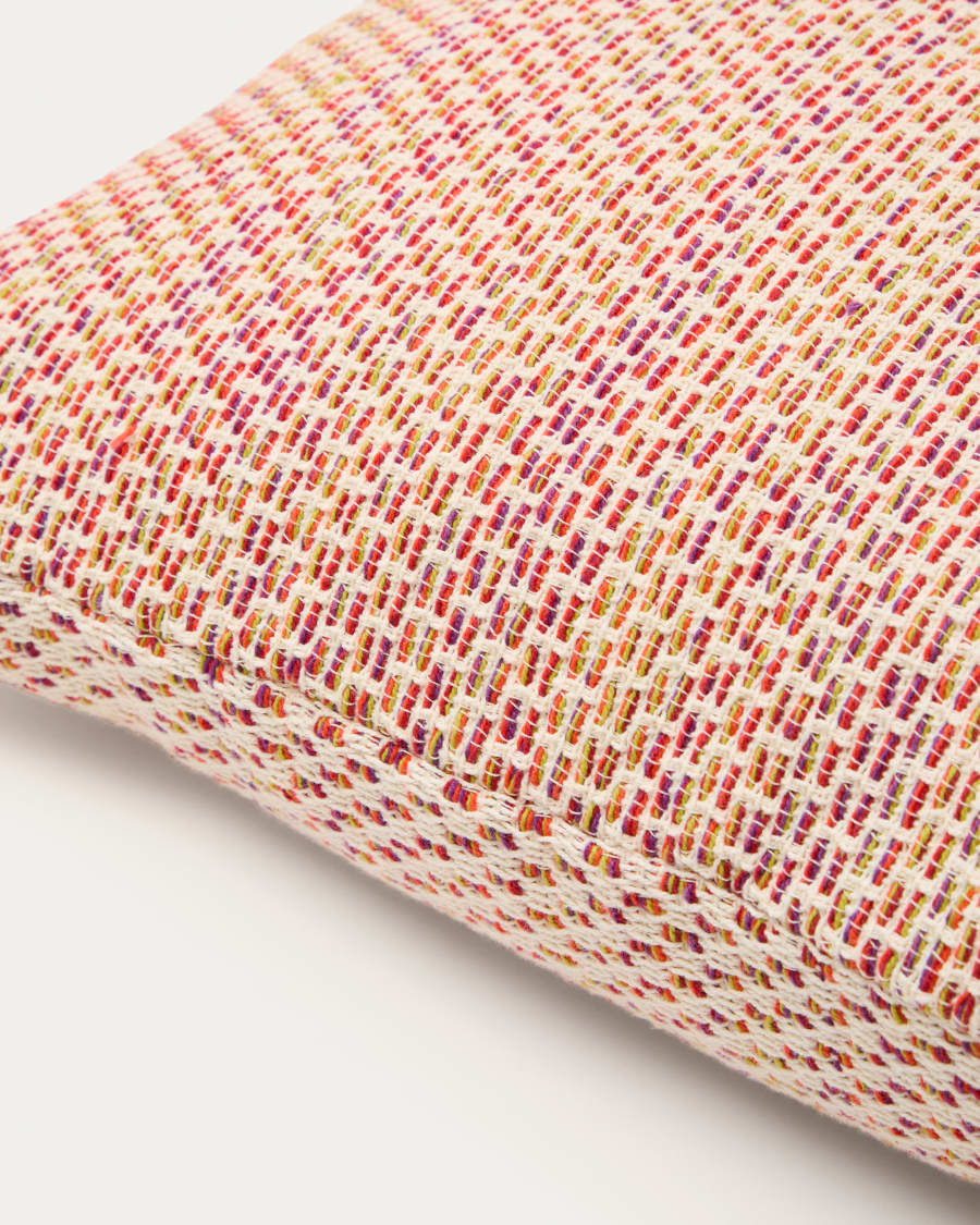 Milianne multicoloured jacquard cotton cushion cover, 50 x 50 cm