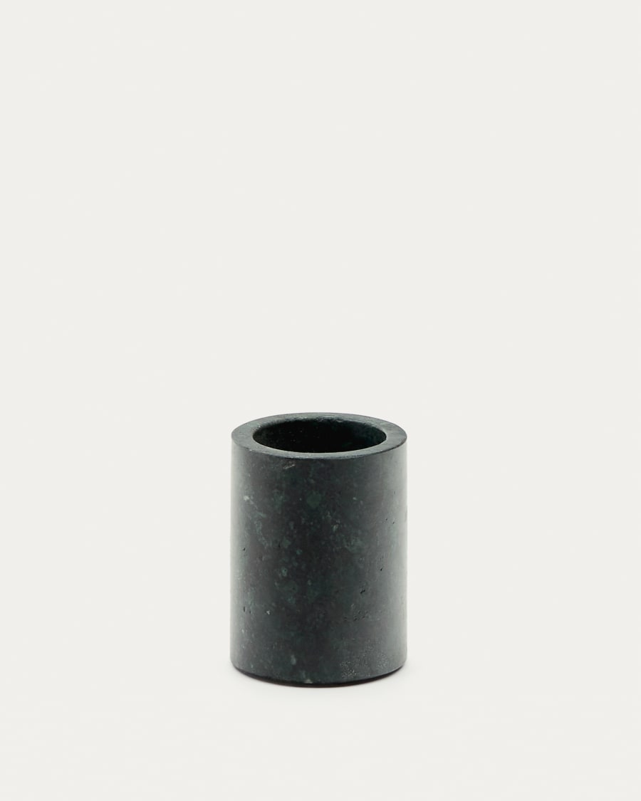 Elenei green marble toothbrush holder