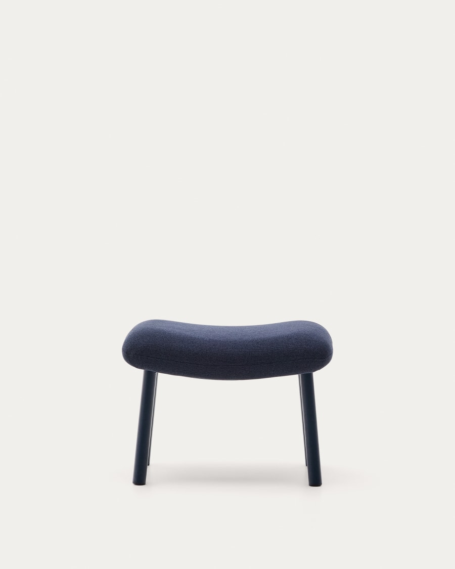 Inari footrest in blue and steel with a blue painted finish 60 x 50cm FSC Mix Credit