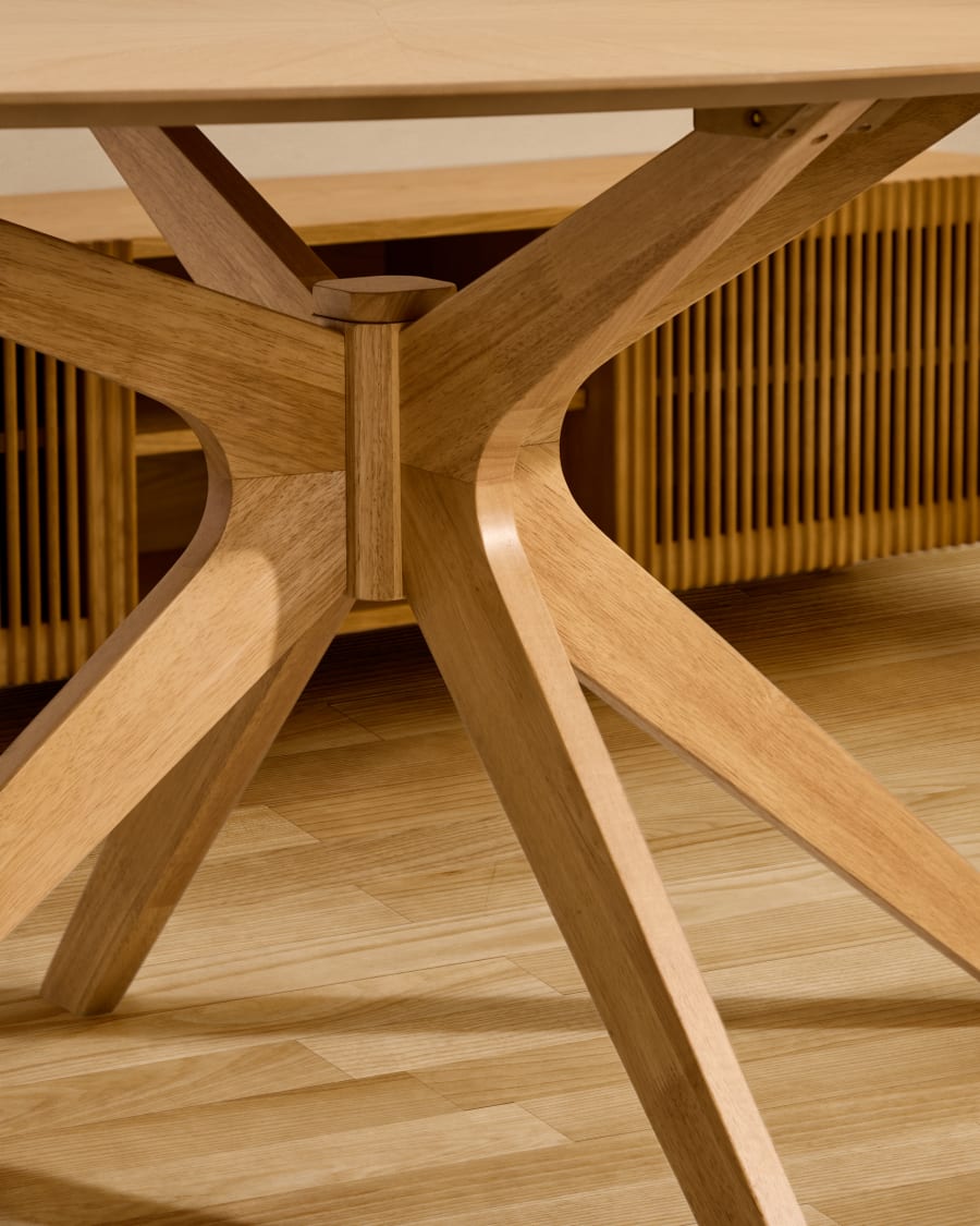 Naanim table in oak veneer, 180 x 110 cm