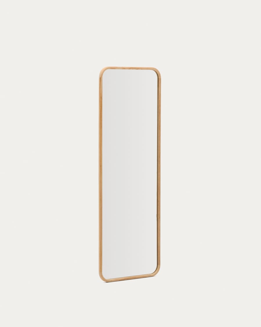 Milsa teak wood mirror 54 x 154cm FSC 100%
