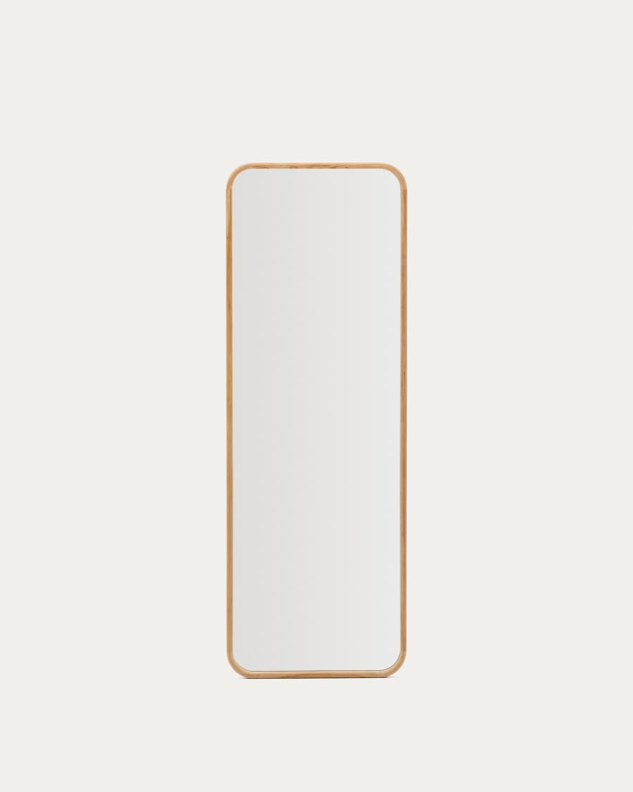 Milsa teak wood mirror 54 x 154cm FSC 100%