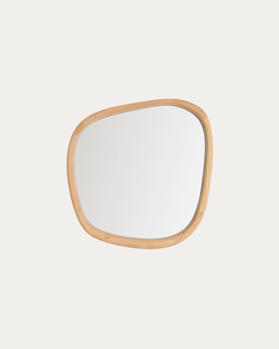 Alura teak wood mirror 45,5 x 47 cm FSC 100%