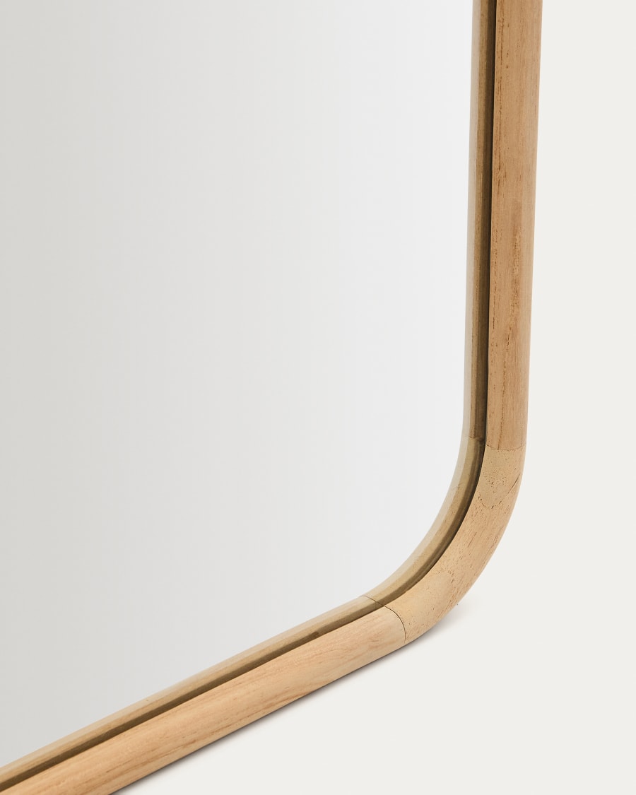 Milsa teak wood mirror 54 x 154cm FSC 100%