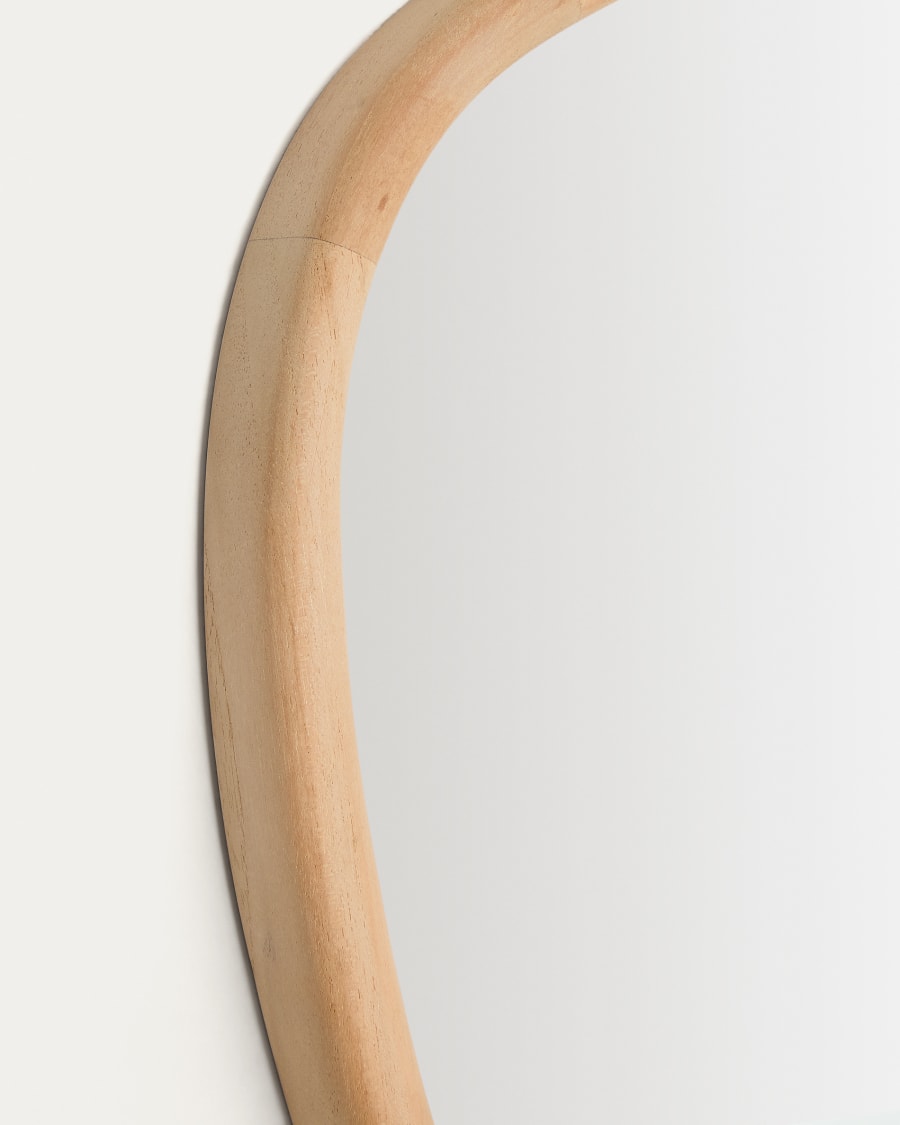 Alura teak wood mirror 45,5 x 47 cm FSC 100%