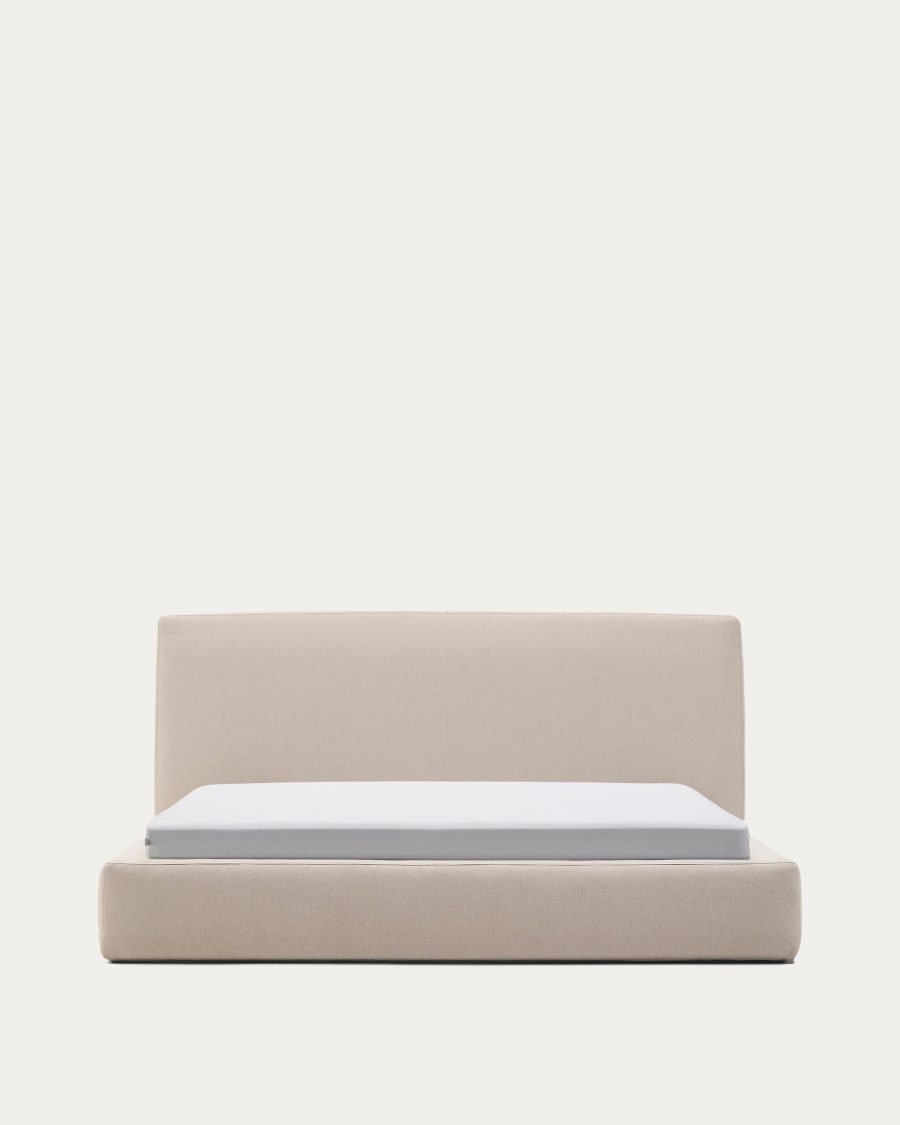Abziehbares Bett Blok beige für eine 180 x 200 cm große Matratze FSC Mix Credit