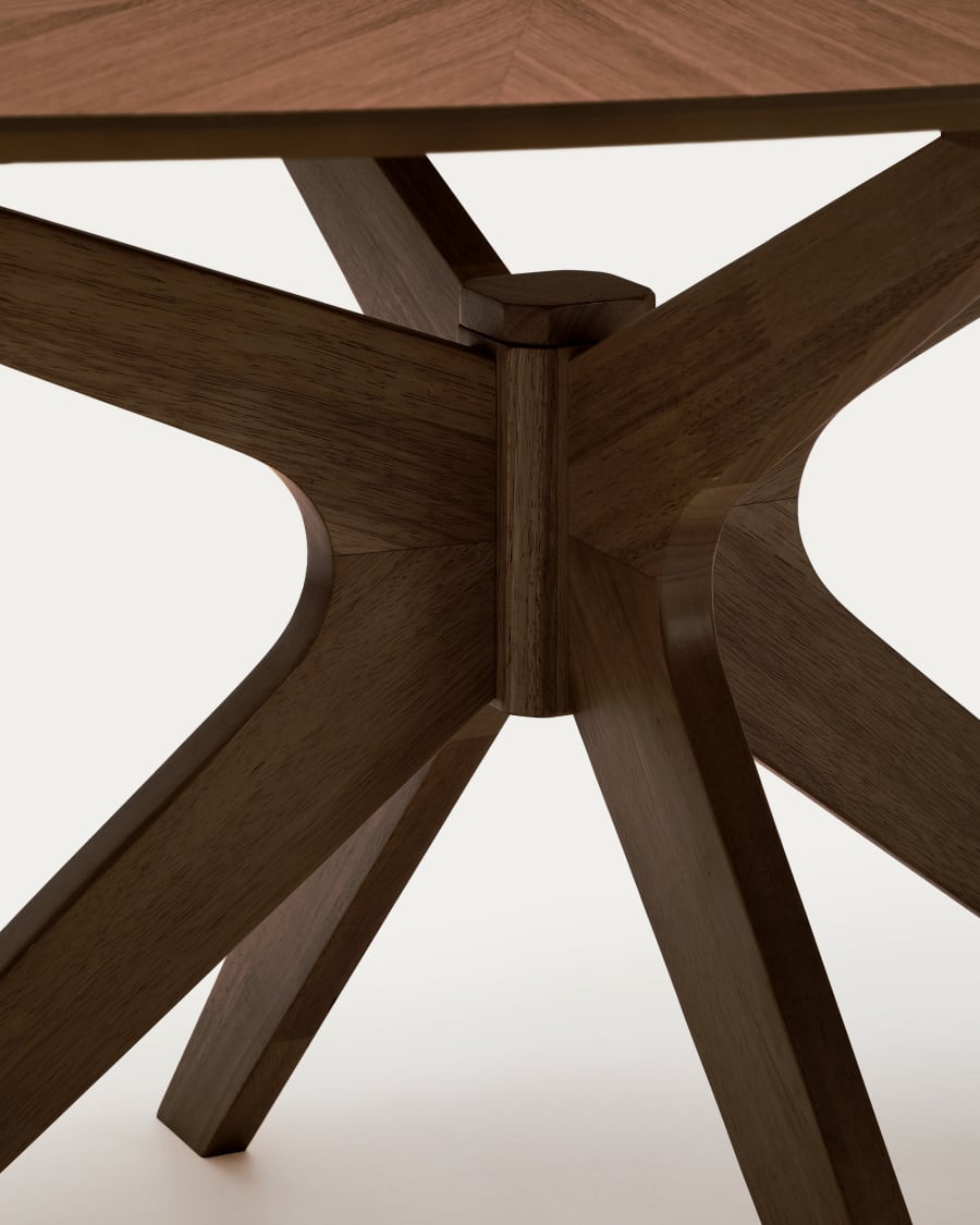 Naanim table in walnut veneer, 180 x 110 cm