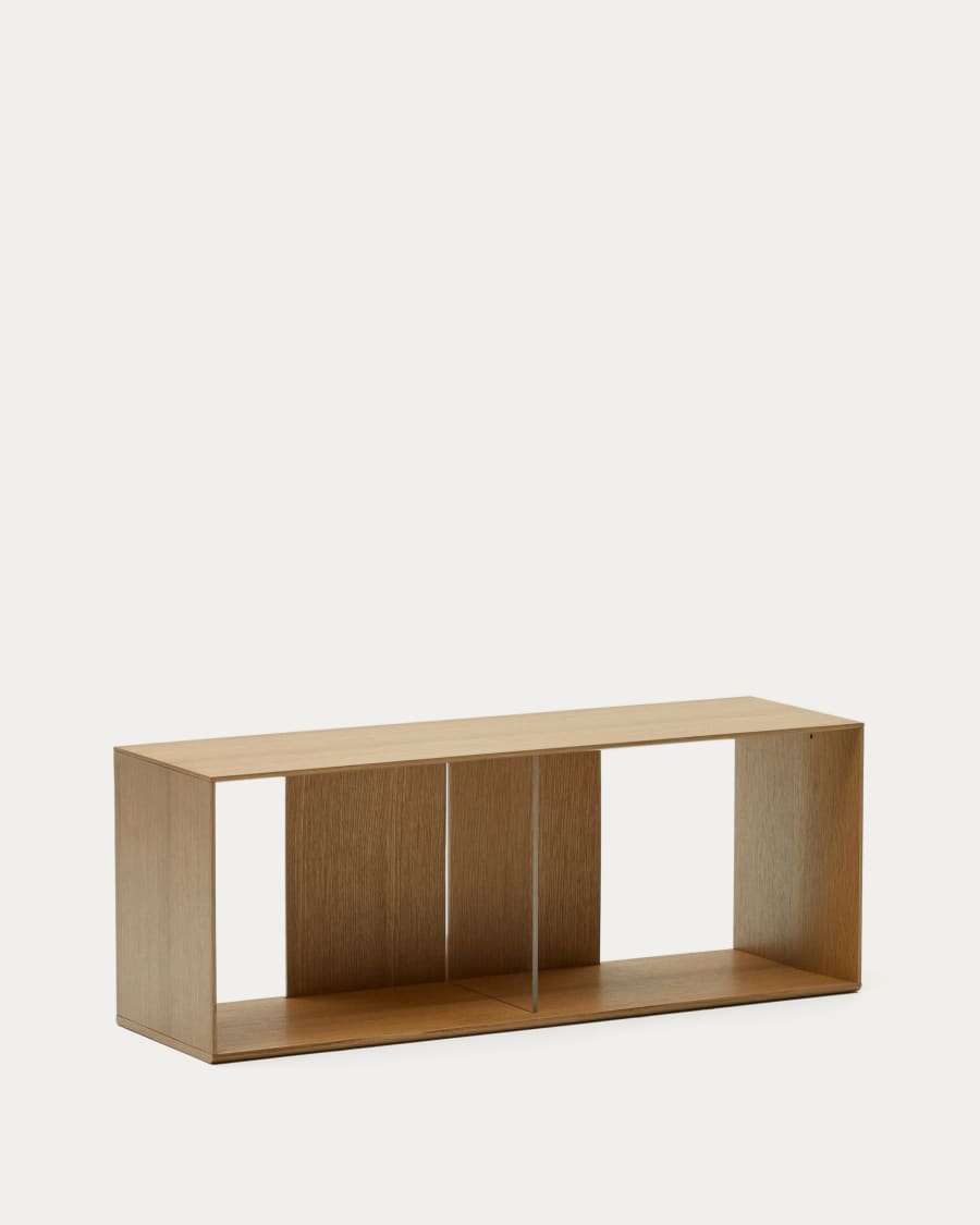 Litto large shelf module in oak veneer, 101 x 38 cm